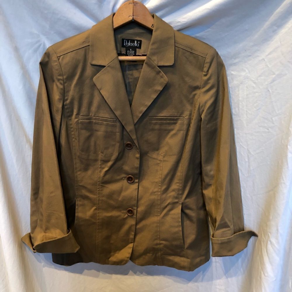 Rafaella Tan Jacket/Blazer Size 8